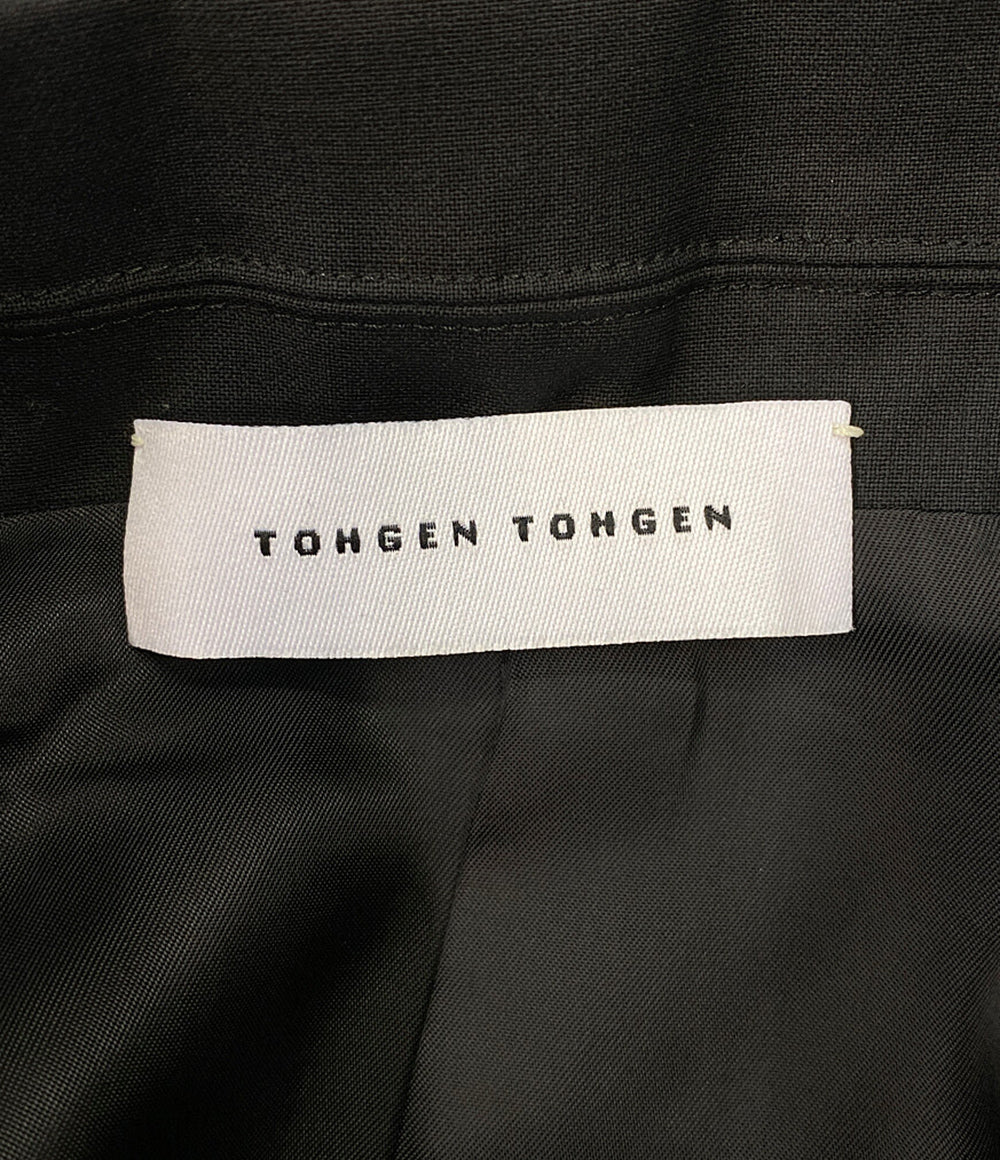 美品 TOHGEN TOHGEN トーゲントーゲン テーラードジャケット ウール ダブル レディース SIZE -