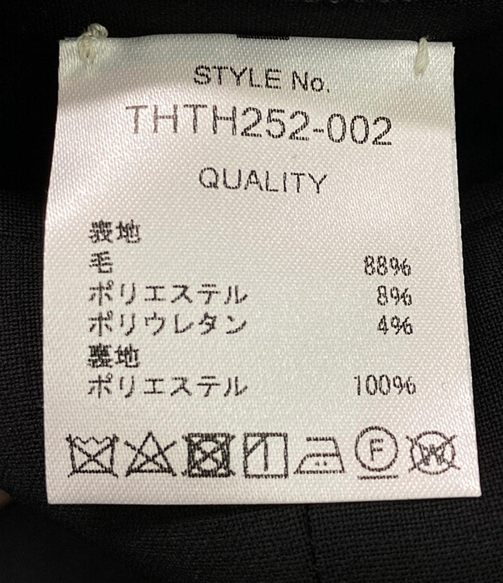 美品 TOHGEN TOHGEN トーゲントーゲン テーラードジャケット ウール ダブル レディース SIZE -