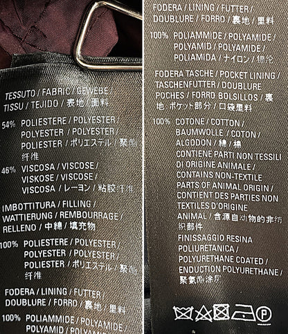 BALENCIAGA ダウンジャケット 556240 201900714 Cシェイプ ボルドー レディース SIZE 48 バレンシアガ