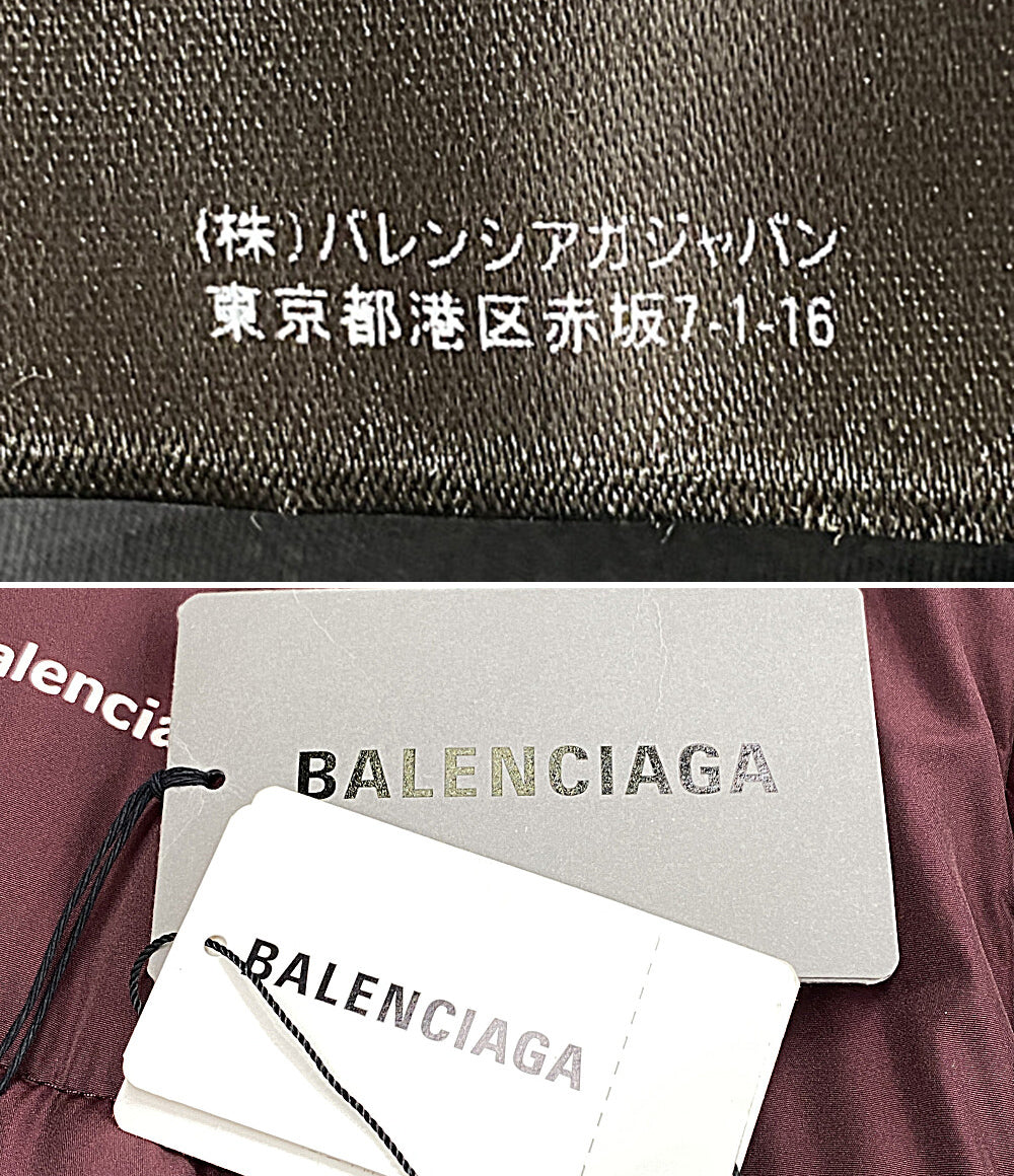 BALENCIAGA ダウンジャケット 556240 201900714 Cシェイプ ボルドー レディース SIZE 48 バレンシアガ