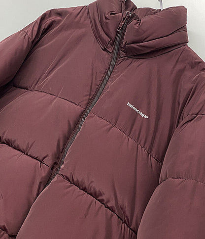 BALENCIAGA ダウンジャケット 556240 201900714 Cシェイプ ボルドー レディース SIZE 48 バレンシアガ