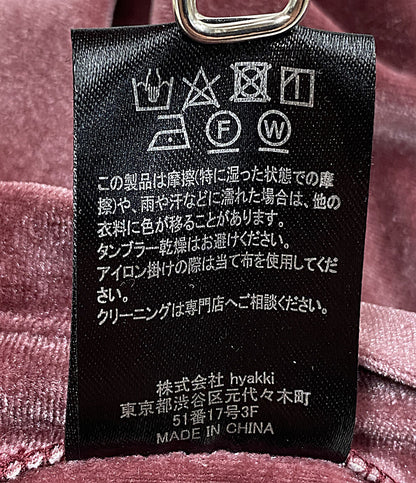 ヒャッキ ベロアトラックパンツ      メンズ SIZE 3  hyakki