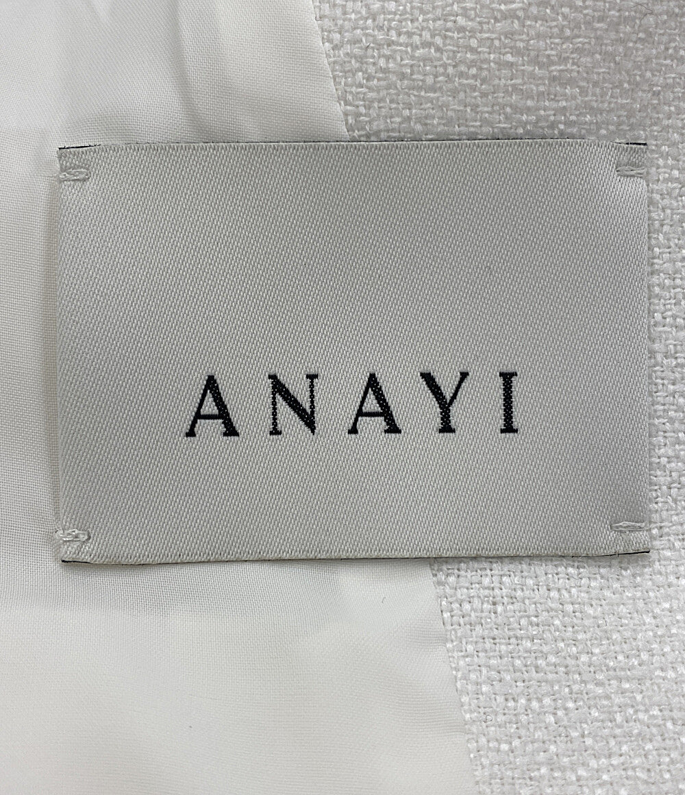 ANAYI ベスト バスケットツイードペプラムジレ 24SS レディース SIZE 38 アナイ