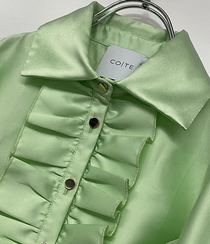 CO|TE コート ブラウス ボリュームスリーブ AMBER SHIRT 24ss レディース SIZE 38