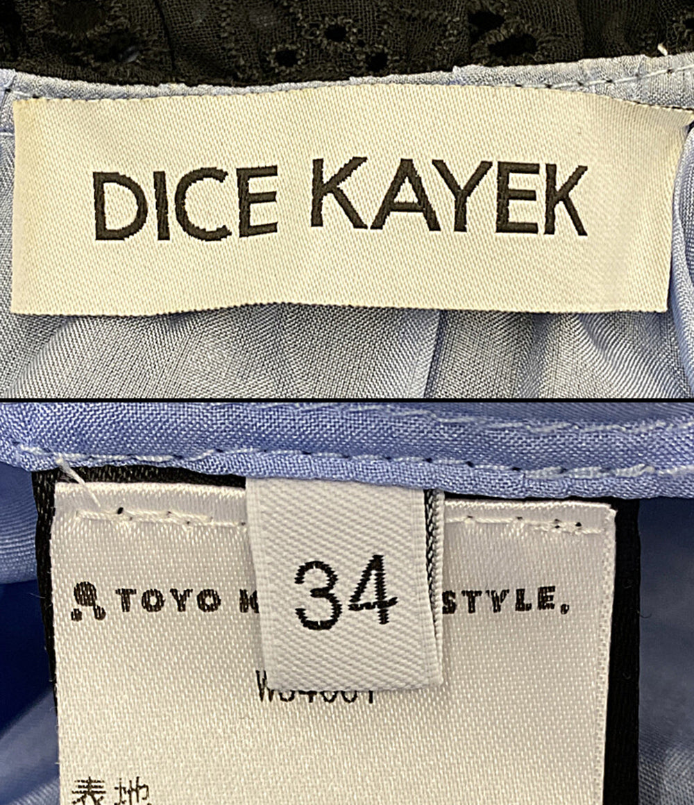 DICE KAYEK ディーチェカヤック レースチュニックワンピース W34001 レディース SIZE 34