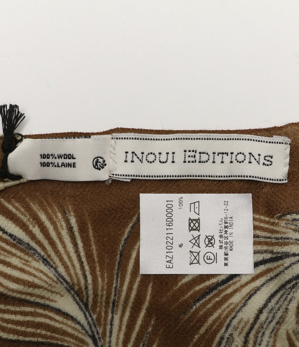 美品 イヌイエディションズ 総柄虎 ストール      レディース   INOUI EDITIONS
