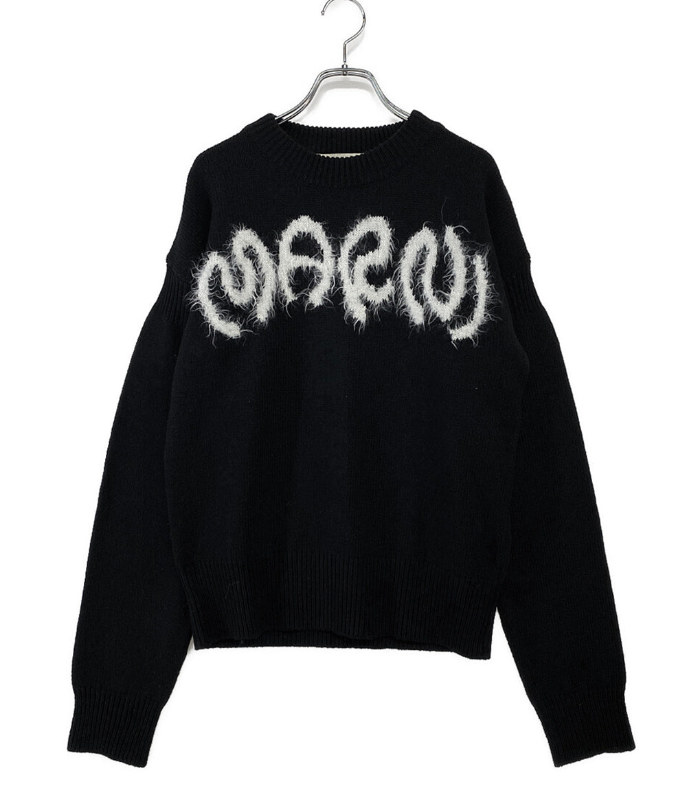 MARNI ロゴニット クルーネック ブラック 23aw レディース SIZE 44 マルニ