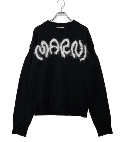 MARNI ロゴニット クルーネック ブラック 23aw レディース SIZE 44 マルニ