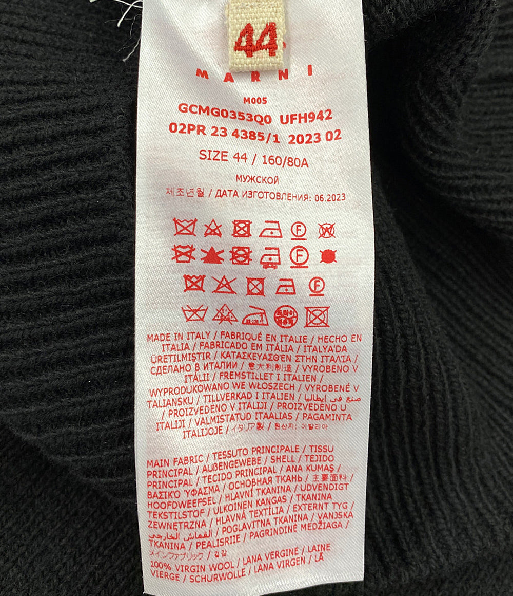MARNI ロゴニット クルーネック ブラック 23aw レディース SIZE 44 マルニ