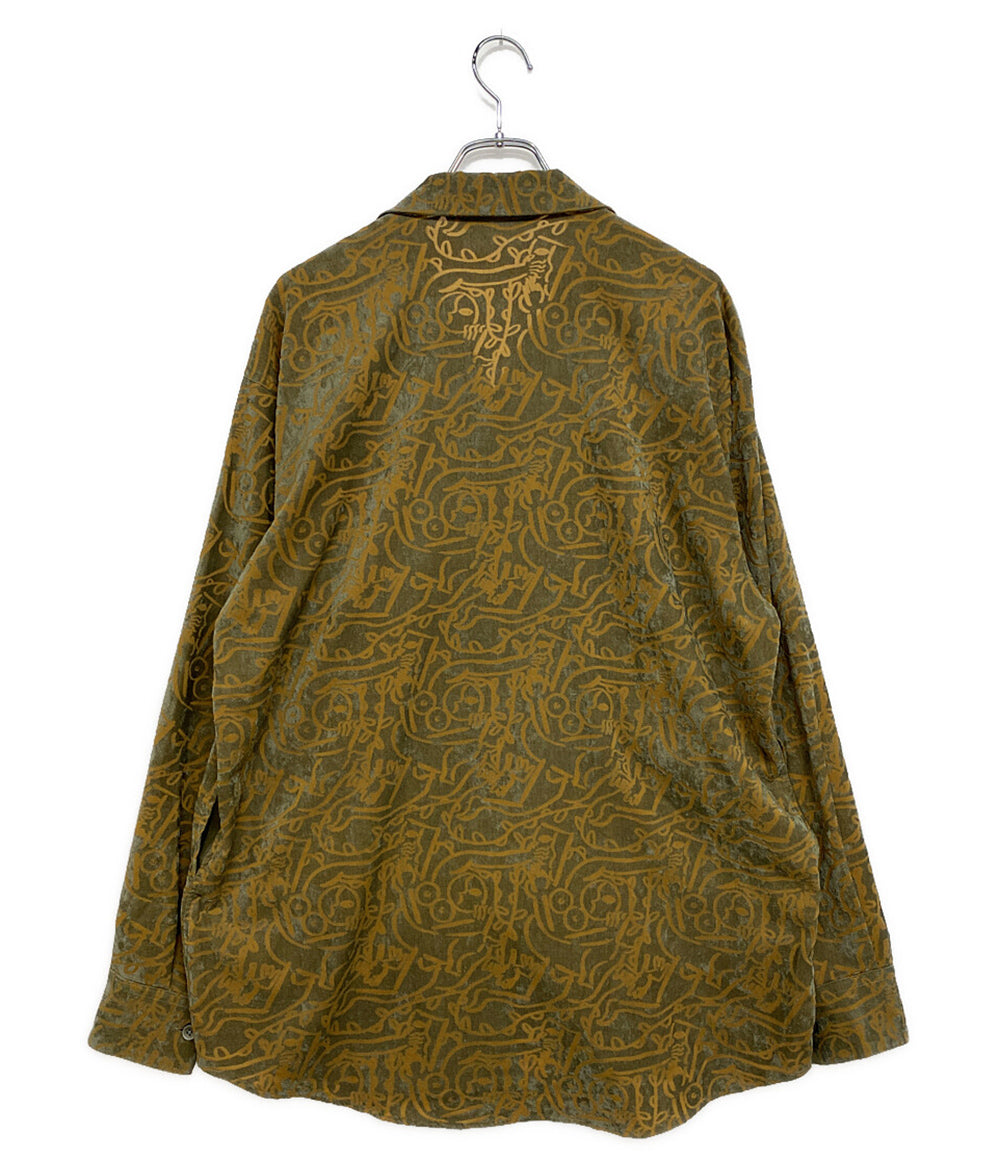 サスクワァッチファブリックス  長袖シャツ Long Sleeve Shirt Cotton Beige 24SS    24SS-SY9-008 メンズ SIZE M  sasquatchfabrix