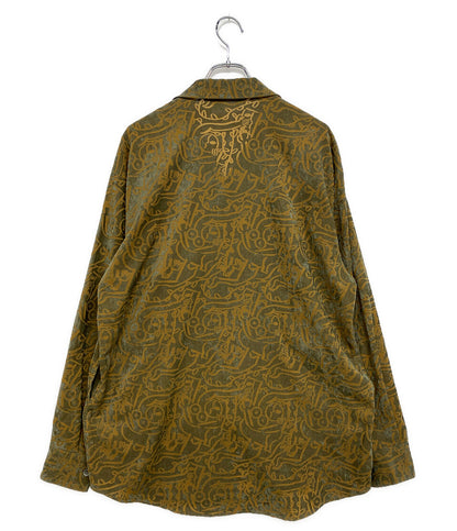 サスクワァッチファブリックス  長袖シャツ Long Sleeve Shirt Cotton Beige 24SS    24SS-SY9-008 メンズ SIZE M  sasquatchfabrix