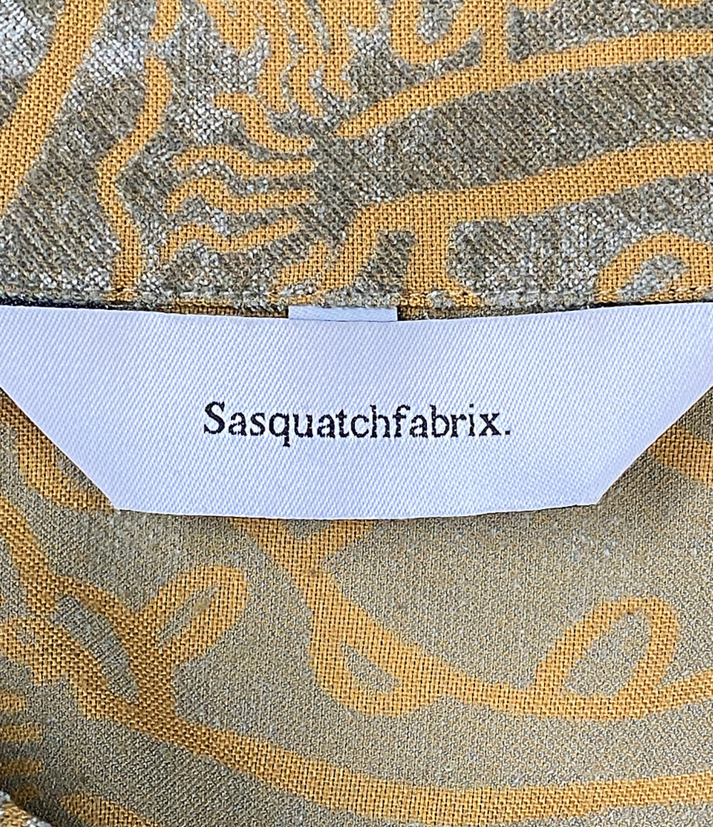 サスクワァッチファブリックス  長袖シャツ Long Sleeve Shirt Cotton Beige 24SS    24SS-SY9-008 メンズ SIZE M  sasquatchfabrix