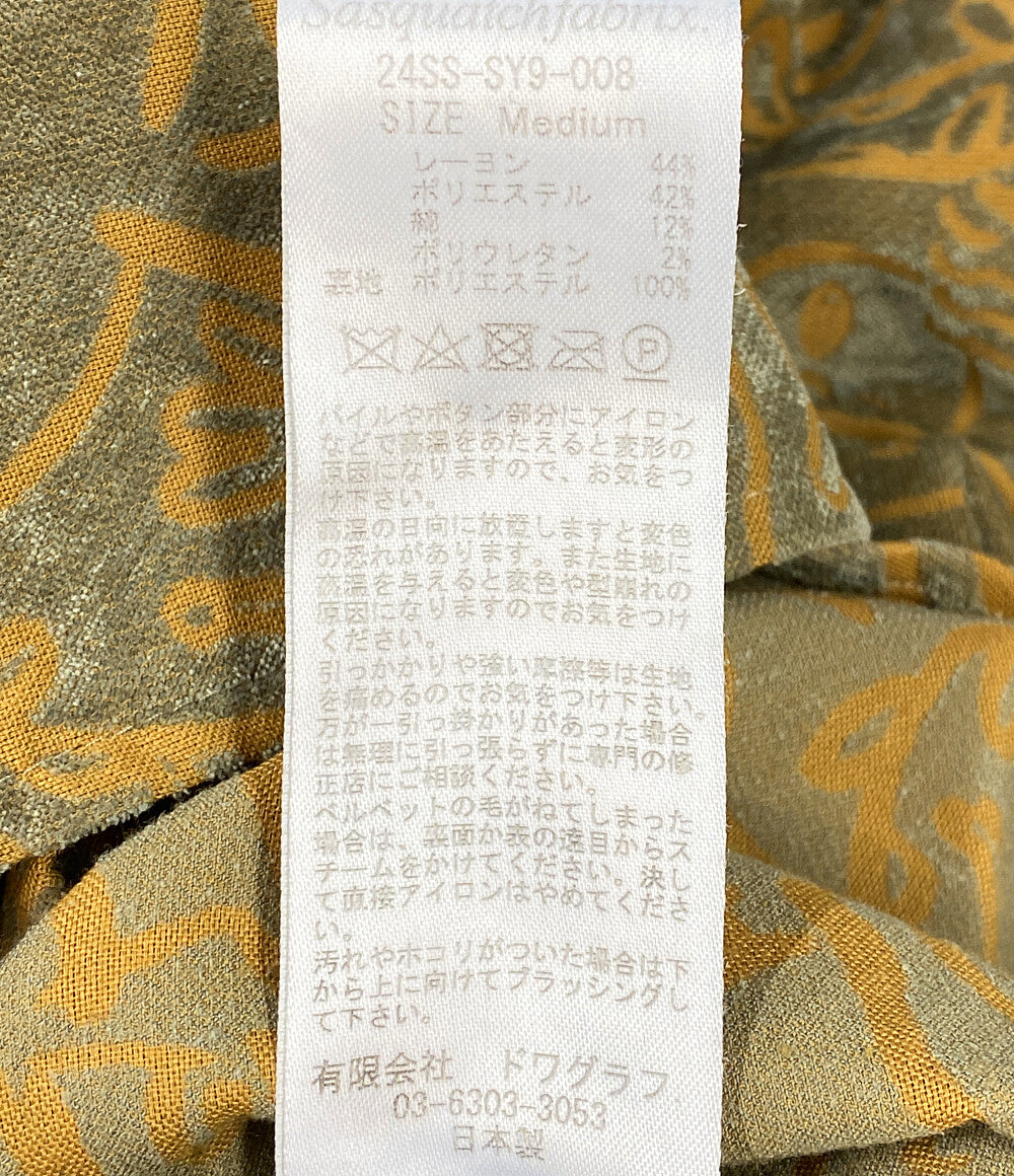 サスクワァッチファブリックス  長袖シャツ Long Sleeve Shirt Cotton Beige 24SS    24SS-SY9-008 メンズ SIZE M  sasquatchfabrix