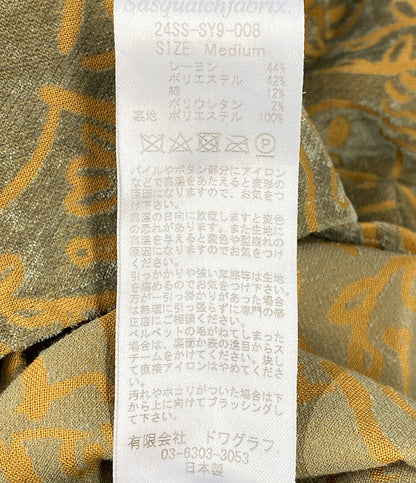 サスクワァッチファブリックス  長袖シャツ Long Sleeve Shirt Cotton Beige 24SS    24SS-SY9-008 メンズ SIZE M  sasquatchfabrix