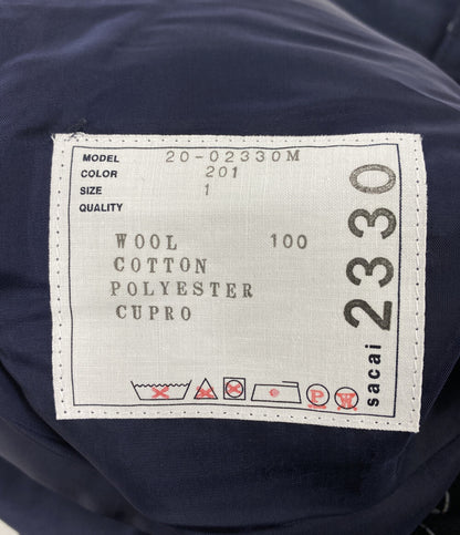 美品 sacai パンツ WOOL PAISLEY PANTS 20-02330M メンズ SIZE 1 サカイ