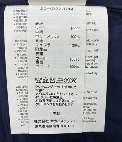 美品 sacai パンツ WOOL PAISLEY PANTS 20-02330M メンズ SIZE 1 サカイ