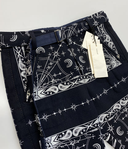 美品 sacai パンツ WOOL PAISLEY PANTS 20-02330M メンズ SIZE 1 サカイ