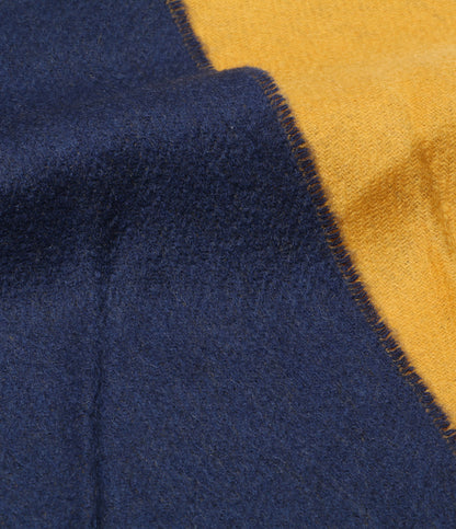 HERMES マフラー レクトヴェルソ Jaune Ocre Ocean メンズ エルメス