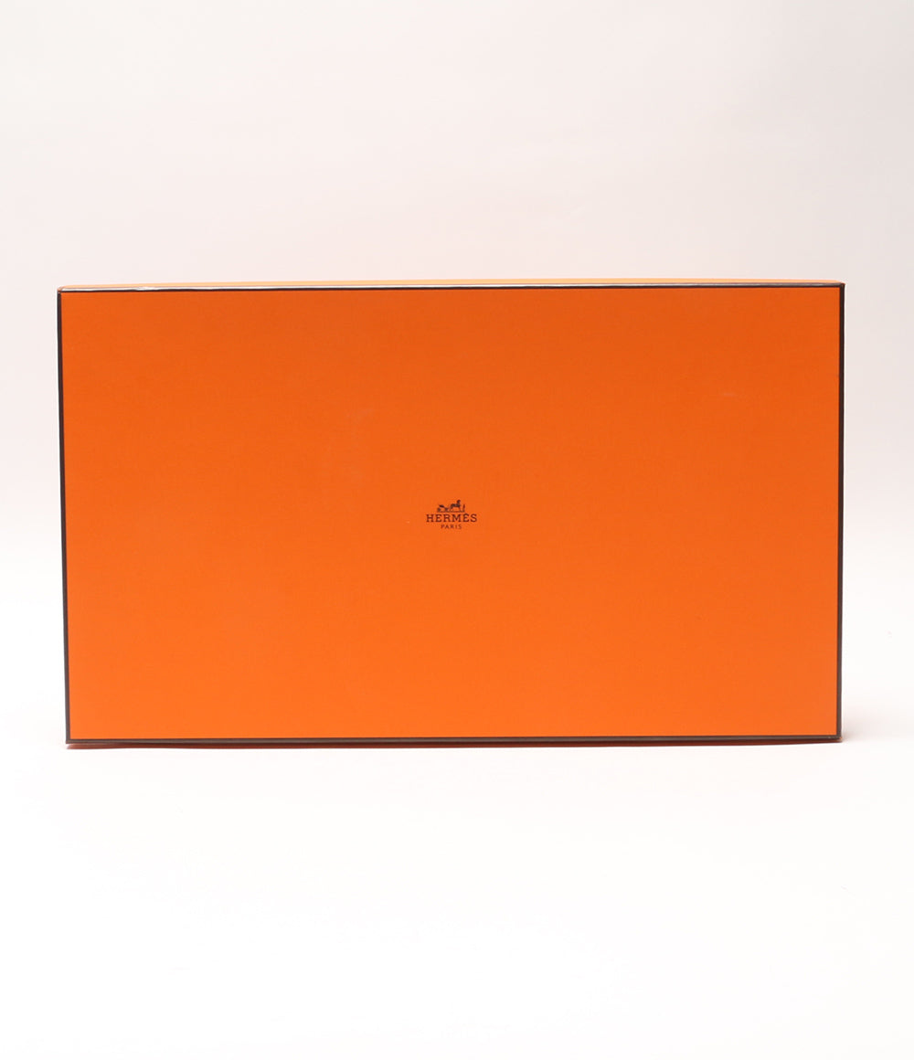 HERMES マフラー レクトヴェルソ Jaune Ocre Ocean メンズ エルメス