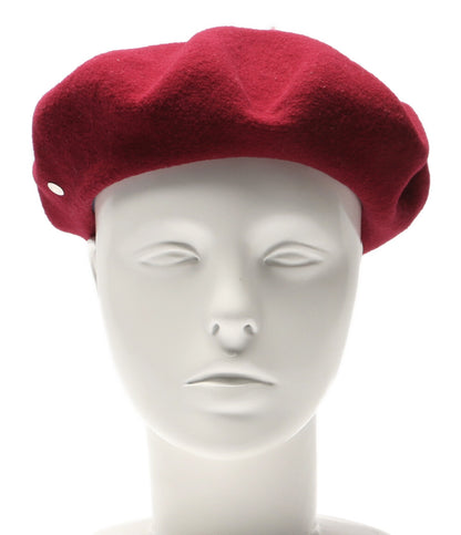 HERMES ベレー帽 ボルドー レディース SIZE 58 エルメス