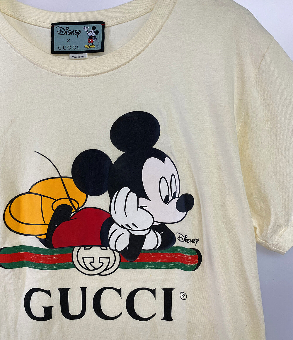 グッチ 訳あり ディズニー 半袖Ｔシャツ ミッキープリント メンズ SIZE S GUCCI×Disney