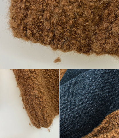 HERMES ニット タートルネック フランネルグレー メンズ SIZE XL エルメス