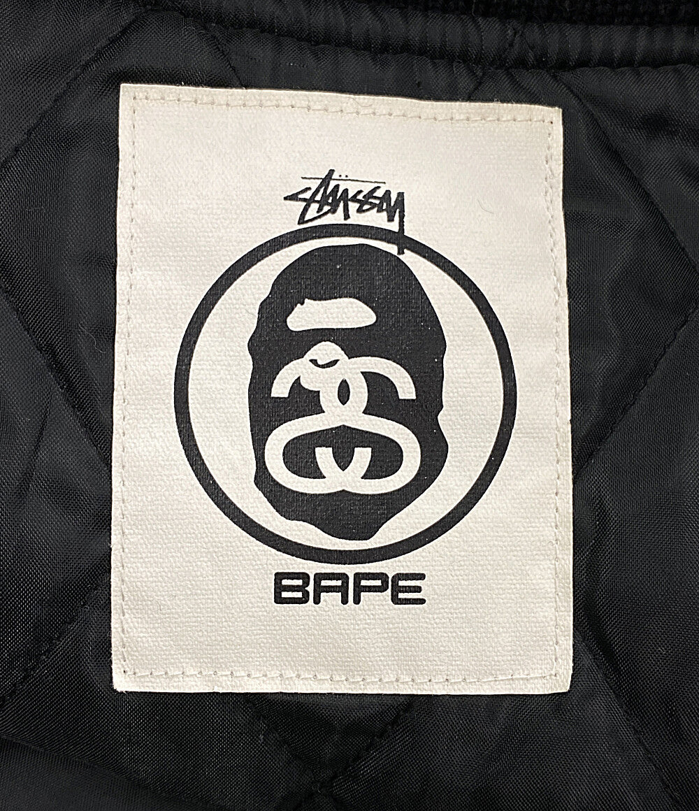 ステューシー  ア ベイシング エイプ スタジャン      メンズ SIZE M  STUSSY × A BATHING APE
