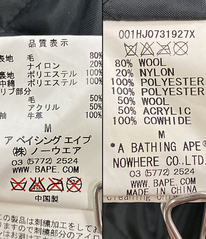 ステューシー  ア ベイシング エイプ スタジャン      メンズ SIZE M  STUSSY × A BATHING APE