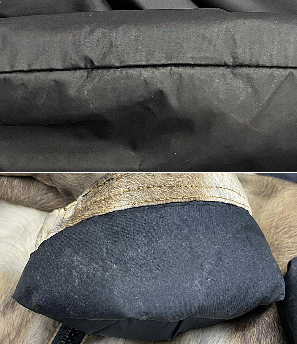 Supreme × THE NORTH FACE ザノースフェイス ダウンジャケット Fur Print Nuptse Jacket メンズ SIZE M シュプリーム