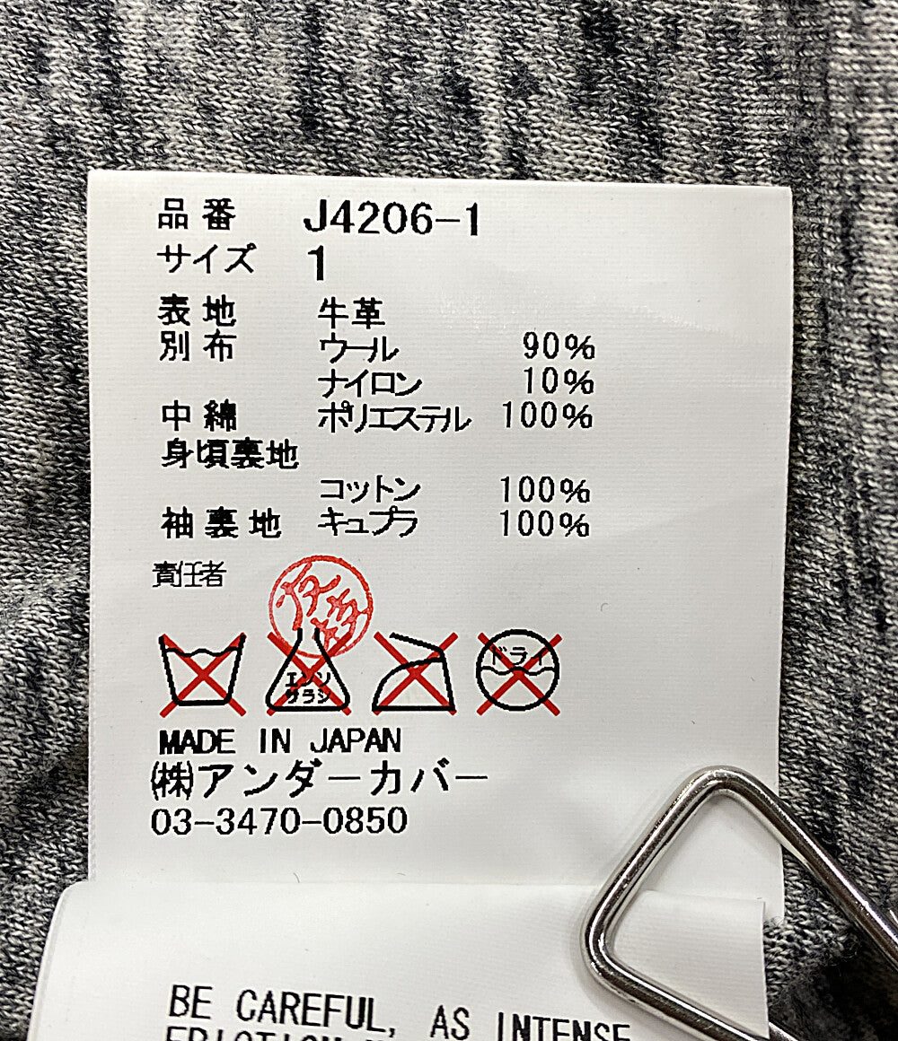 UNDERCOVERISM ライダースジャケット ダブルライダース 12AW メンズ SIZE 1 アンダーカバーイズム