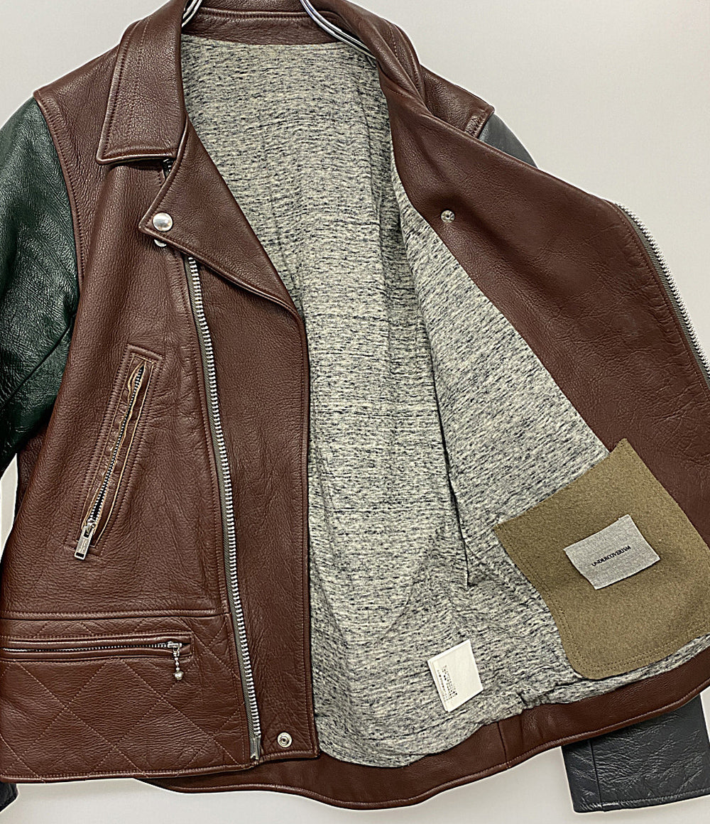 UNDERCOVERISM ライダースジャケット ダブルライダース 12AW メンズ SIZE 1 アンダーカバーイズム