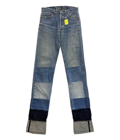 TAKAHIRO MIYASJITA The Soloist. タカヒロミヤシタザソロイスト リメイクデニムパンツ selvedge jean メンズ SIZE 46