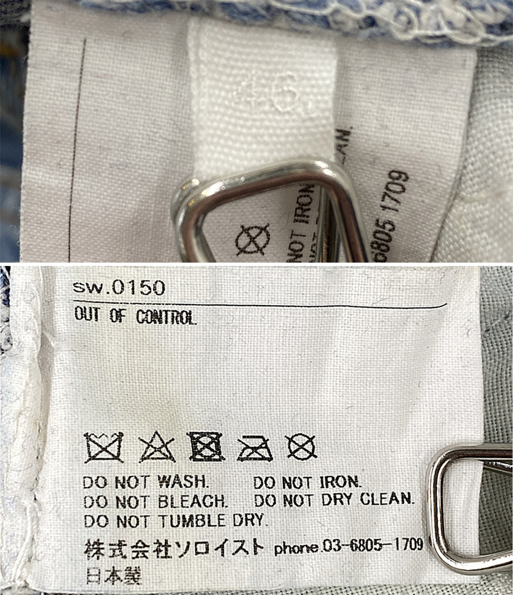 タカヒロミヤシタザソロイスト リメイクデニムパンツ selvedge jean メンズ SIZE 46 TAKAHIRO MIYASJITA The Soloist.