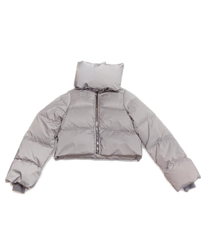 Rick Owens ダウンジャケット Funnel Neck Puffer Jacket Reflective レディース SIZE 34 リックオウエンス