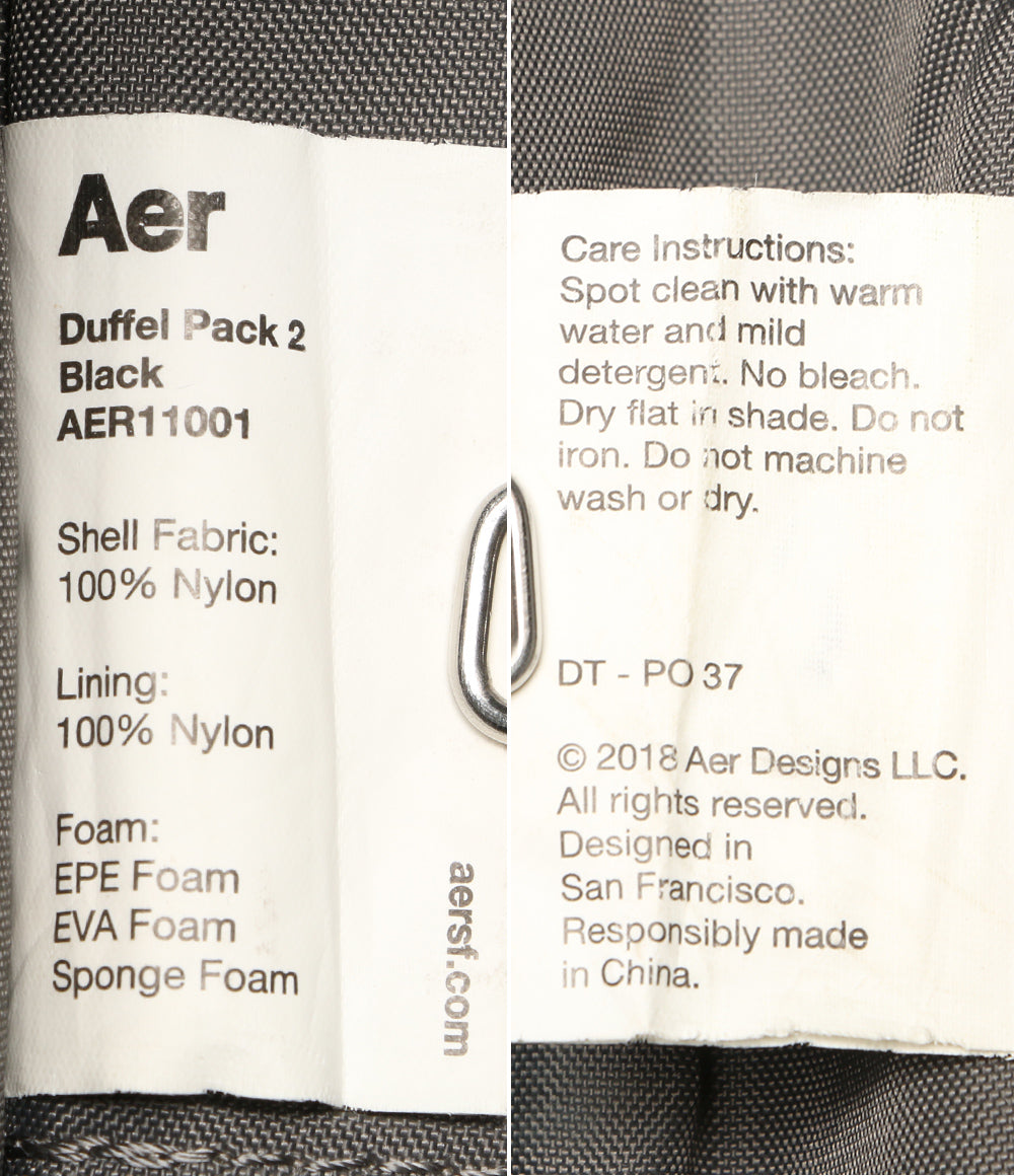 エアー リュック・デイパック Duffel Pack 2      メンズ   Aer