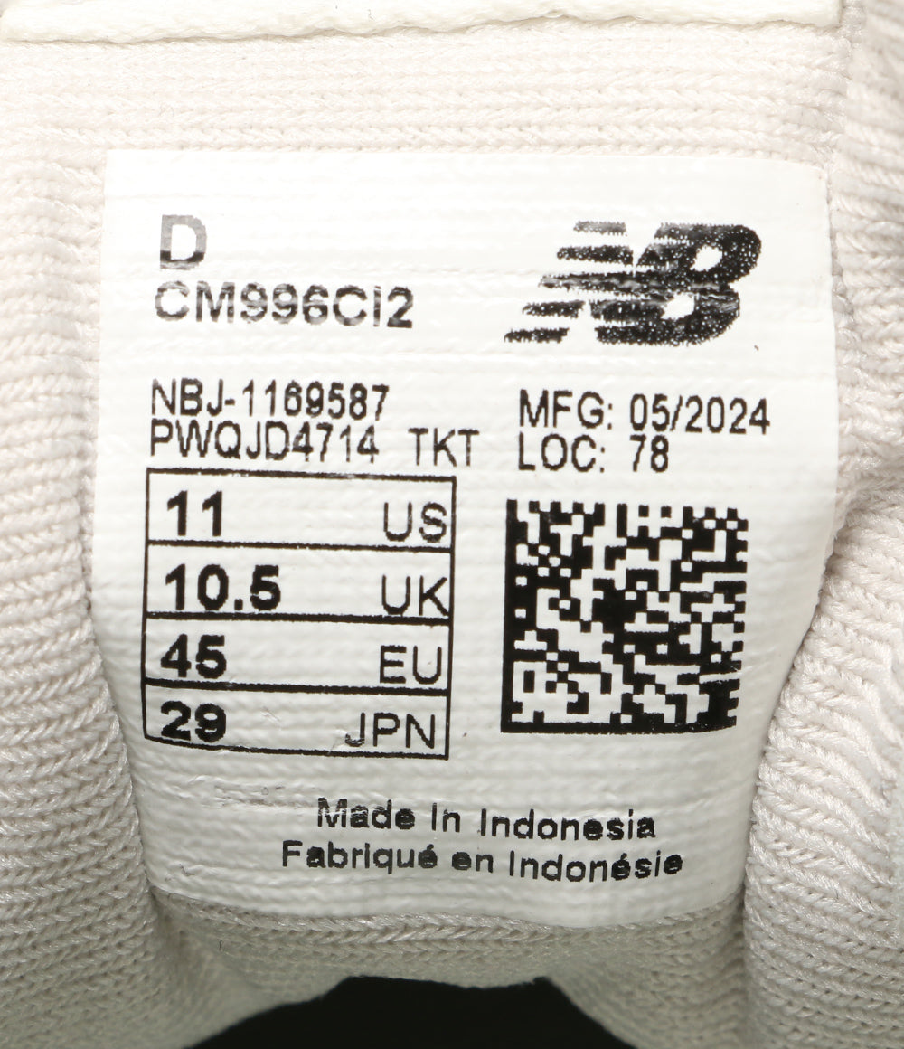 ニューバランス 美品 スニーカー "Black"     CM996CI2 メンズ SIZE 29cm  new balance