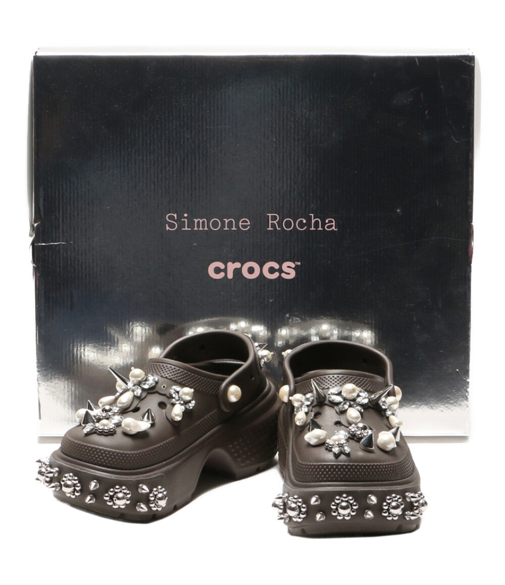 SIMONE ROCHA×CROCS クロックス サンダル STOMP CLOG レディース SIZE M6 W8 シモーネロシャ