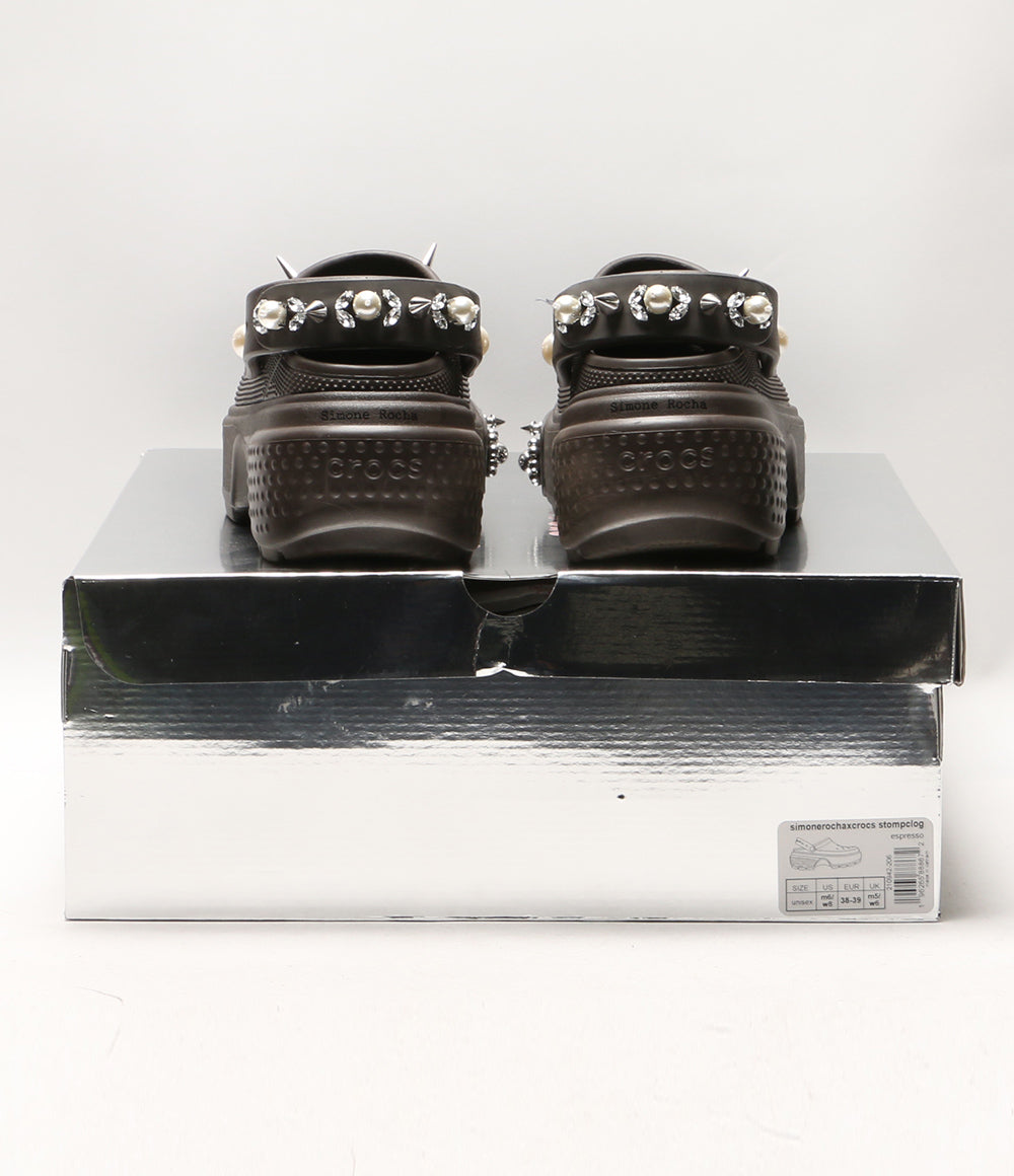 SIMONE ROCHA×CROCS クロックス サンダル STOMP CLOG レディース SIZE M6 W8 シモーネロシャ