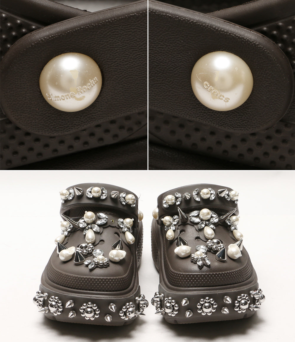 SIMONE ROCHA×CROCS クロックス サンダル STOMP CLOG レディース SIZE M6 W8 シモーネロシャ