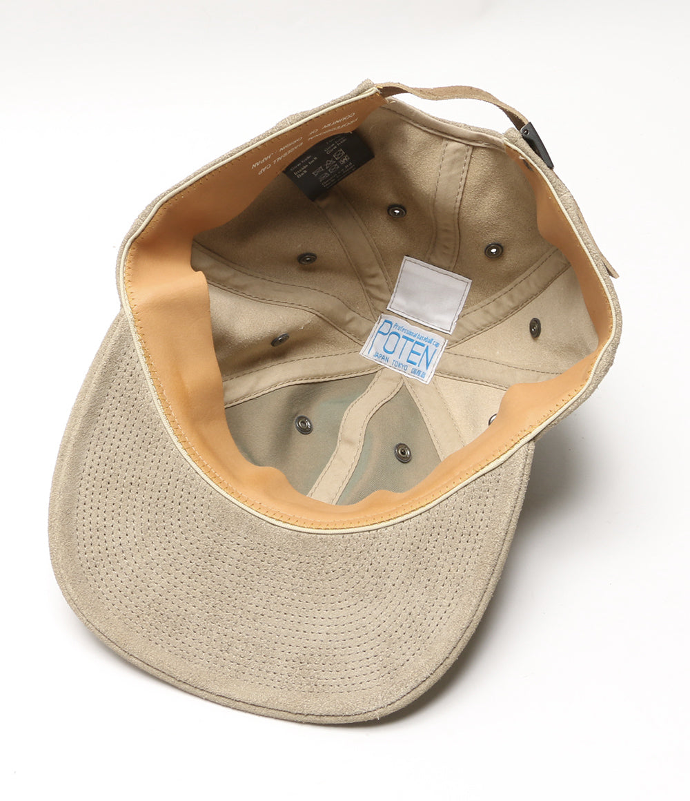 ポテン キャップ LETHER PROFESSIONAL BASEBALL CAP      メンズ SIZE 57cm～60cm  POTEN