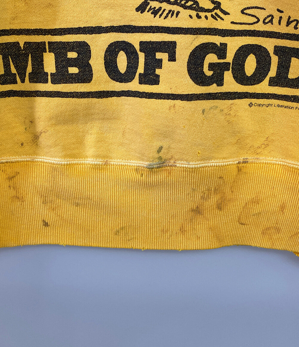 セントマイケル スウェット スヌーピー LAMB OF GOD   24ss     メンズ SIZE XL  Saint mxxxxxx