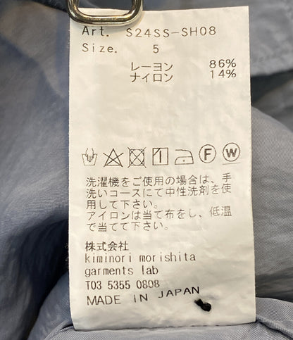 ゼロエイトサーカス  半袖シャツ Viscose washer back dolman split 24ss     メンズ SIZE 5  08sircus