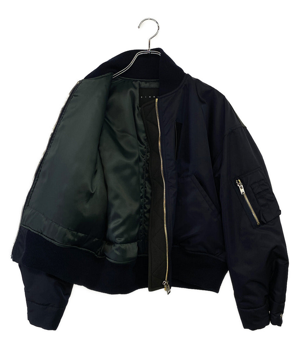 CINOH×ECONYL チノ ブルゾン 別注 MELTON PADDING MA-1 22AW レディース SIZE 36