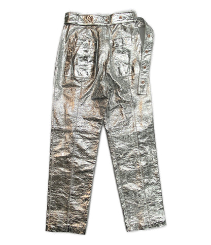 Proenza Schouler パンツ Metallic leather ZIP TROUSERS レディース SIZE 2 プロエンザスクーラー