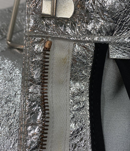 Proenza Schouler パンツ Metallic leather ZIP TROUSERS レディース SIZE 2 プロエンザスクーラー