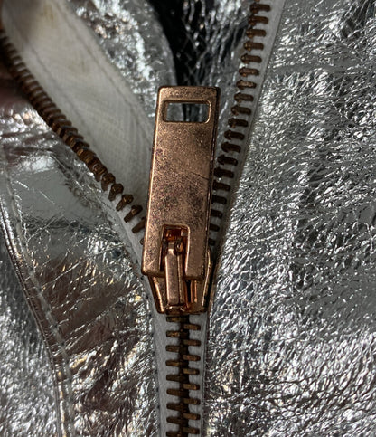 Proenza Schouler パンツ Metallic leather ZIP TROUSERS レディース SIZE 2 プロエンザスクーラー