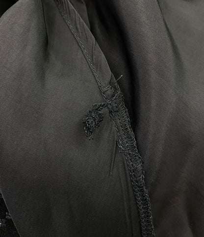 EMPORIO ARMANI 半袖ワンピース ブラック 切替 レディース SIZE 38 エンポリオアルマーニ