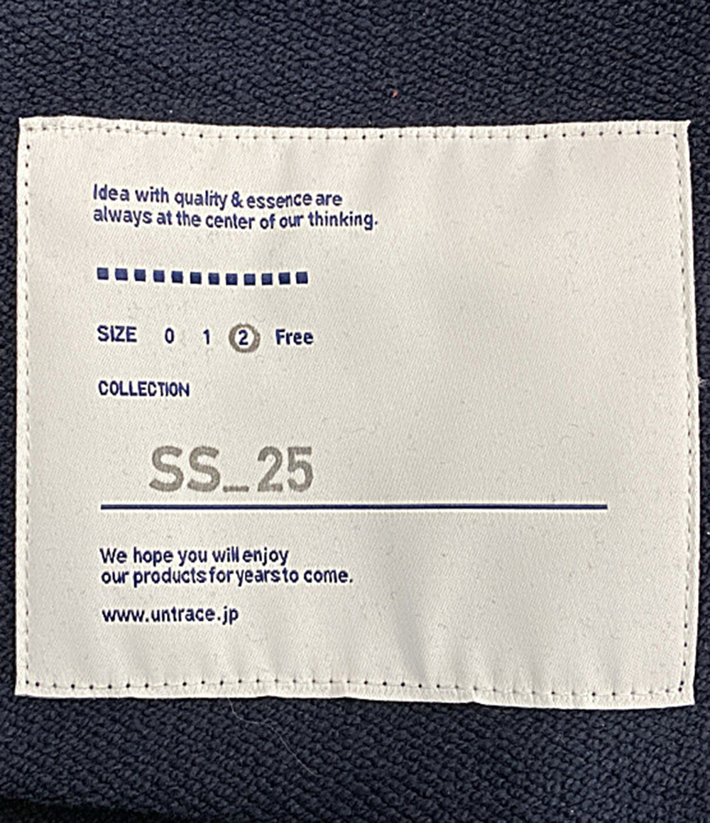 美品 UNTRACE アントレース クルーネックスウェット メンズ SIZE 2