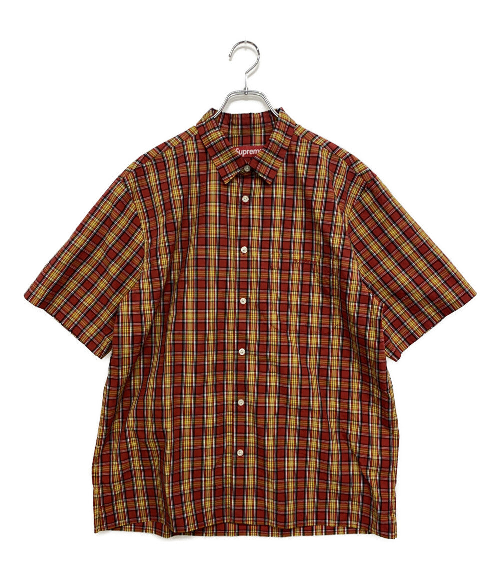 Supreme 半袖シャツ MINI PLAID S S SHIRT メンズ SIZE L シュプリーム