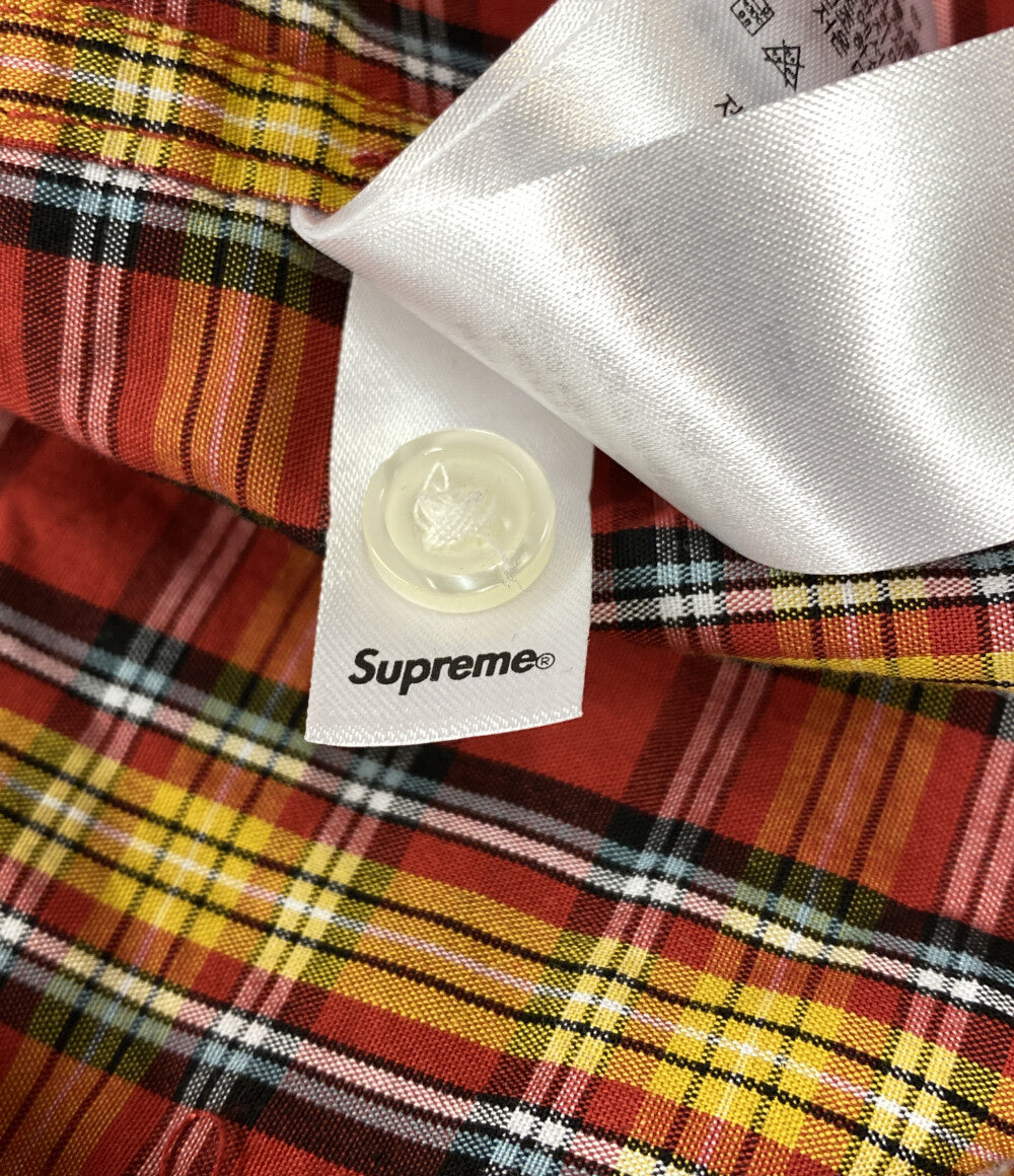 Supreme 半袖シャツ MINI PLAID S S SHIRT メンズ SIZE L シュプリーム